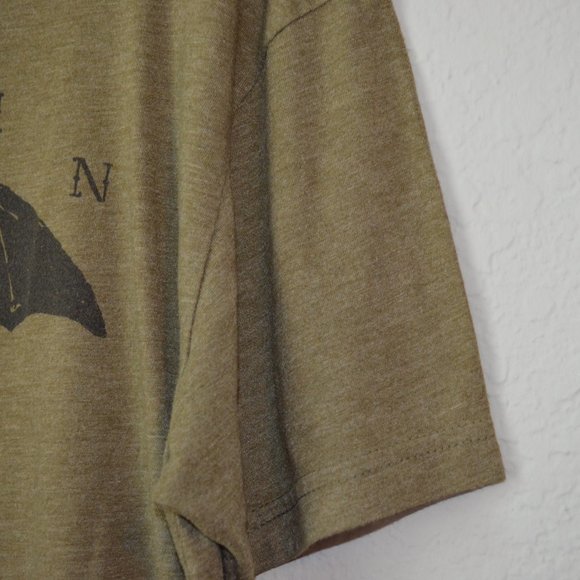 Yeti Men’s Bat w/ Scorpion Austin Tx Army Green T-Shirt Sz M - Picture 6 of 9